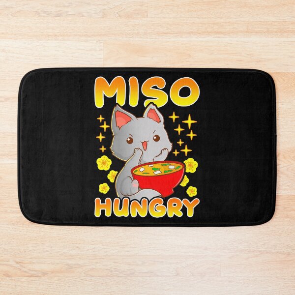 Item preview, Cute Anime Cat Kitty Miso Hungry Pun Kawaii designed and sold by perfectpresents.