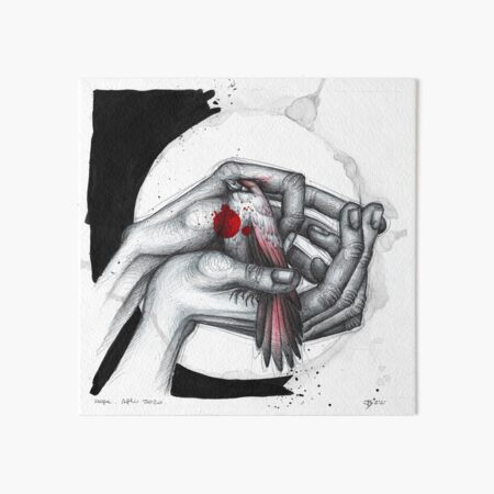 Hope (Hearts drawing series) Art Board Print