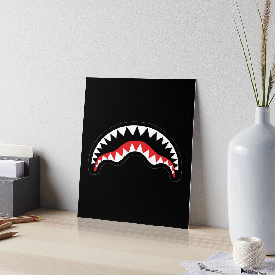 bape shark Art Board Printundefined by hmeeed