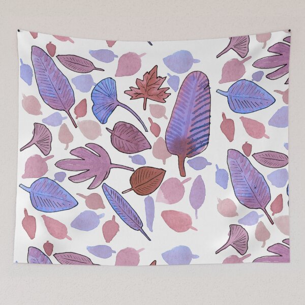 Item preview, purplish colors falling leaves  designed and sold by AnnaBaldon.