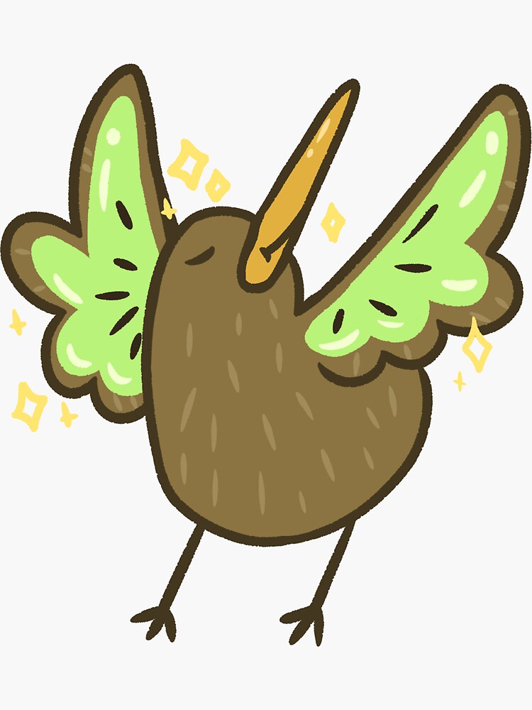 "Fabulous Kiwi Bird!" Sticker by fyrianox | Redbubble