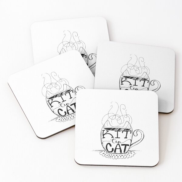 Item preview, Kitty Tea Cat - Funny Cat Pun - Mug - Cup - Dolly designed and sold by AnanasArt.