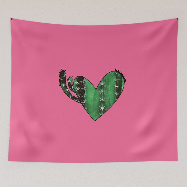 Item preview, cactus heart by electric bananas designed and sold by electricbananas.