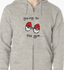 Going to the gym Zipped Hoodie