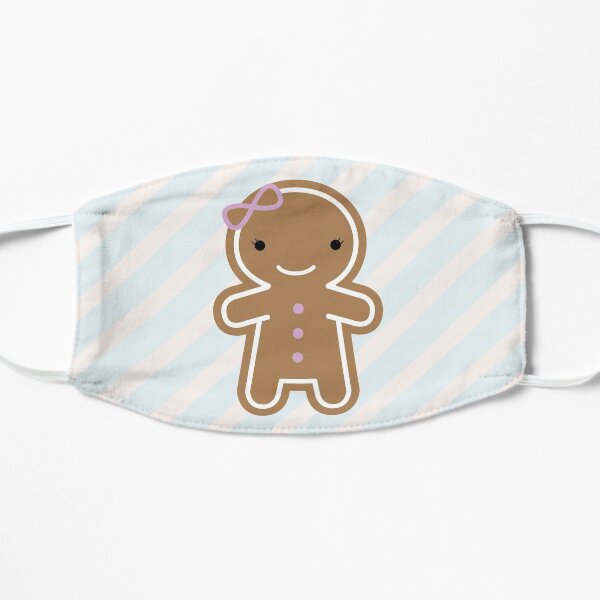 Cookie Cute Gingerbread Girl Flat Mask