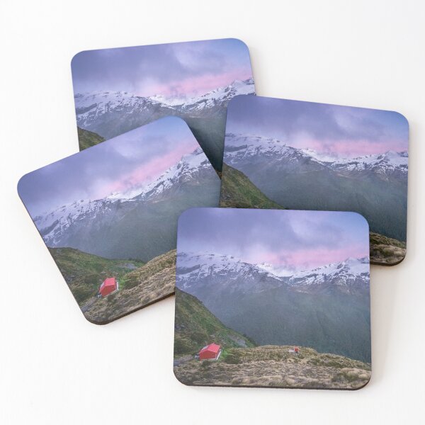 Item preview, Hut of the Snowy Mountain Sunset designed and sold by DarkCornatus.