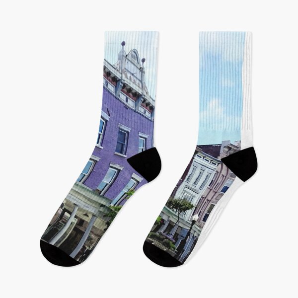 Item preview, Kingston NY - View of Wall Street designed and sold by Susan Savad.