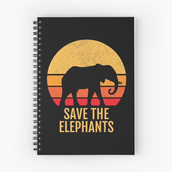 Item preview, Save the Elephants Retro designed and sold by EstelleStar.