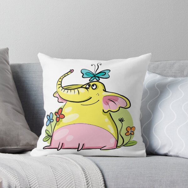 Item preview, Cute Colorful Happy Elephant  designed and sold by AnastasiaDesign.