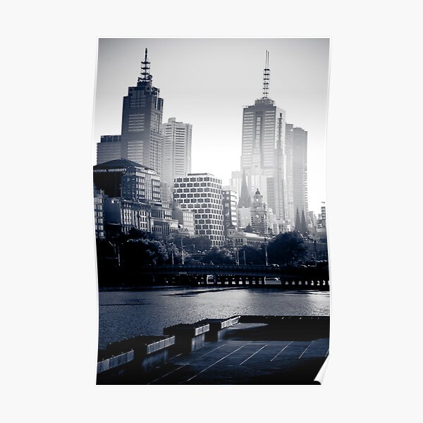Melbourne at Sunrise Poster