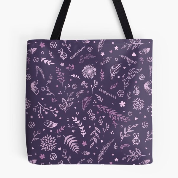 Item preview, FLORAL PATTERN, PURPLE SPRING FLORAL GARDEN BY SUBGIRL designed and sold by SUBGIRL.