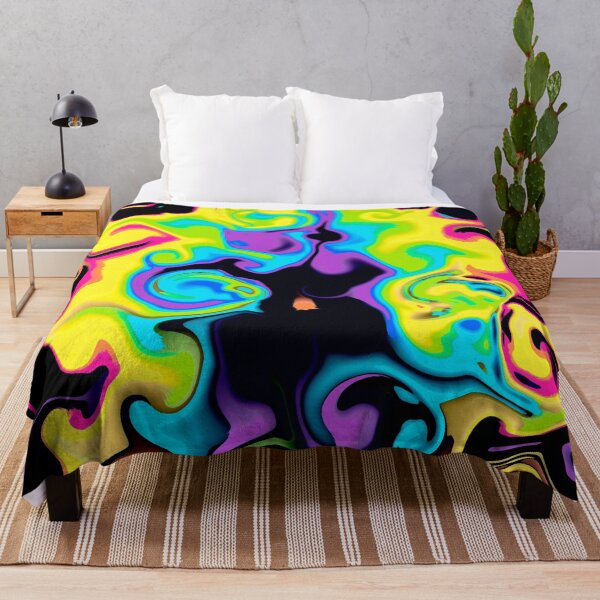 Item preview, funky colorful acrylic waves designed and sold by haroulita.