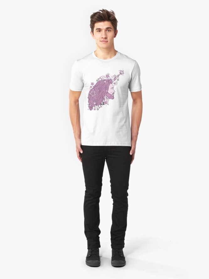 Alternate view of The mythical Bearnicorn Slim Fit T-Shirt