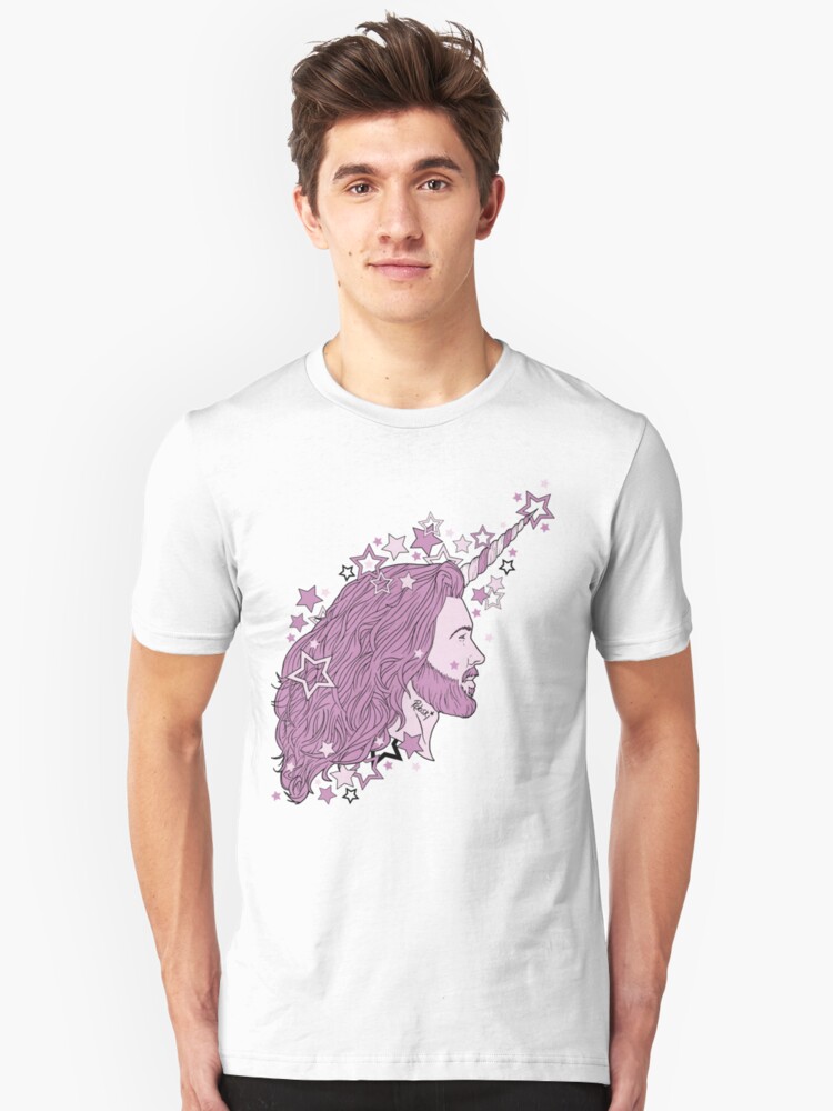 Alternate view of The mythical Bearnicorn Slim Fit T-Shirt
