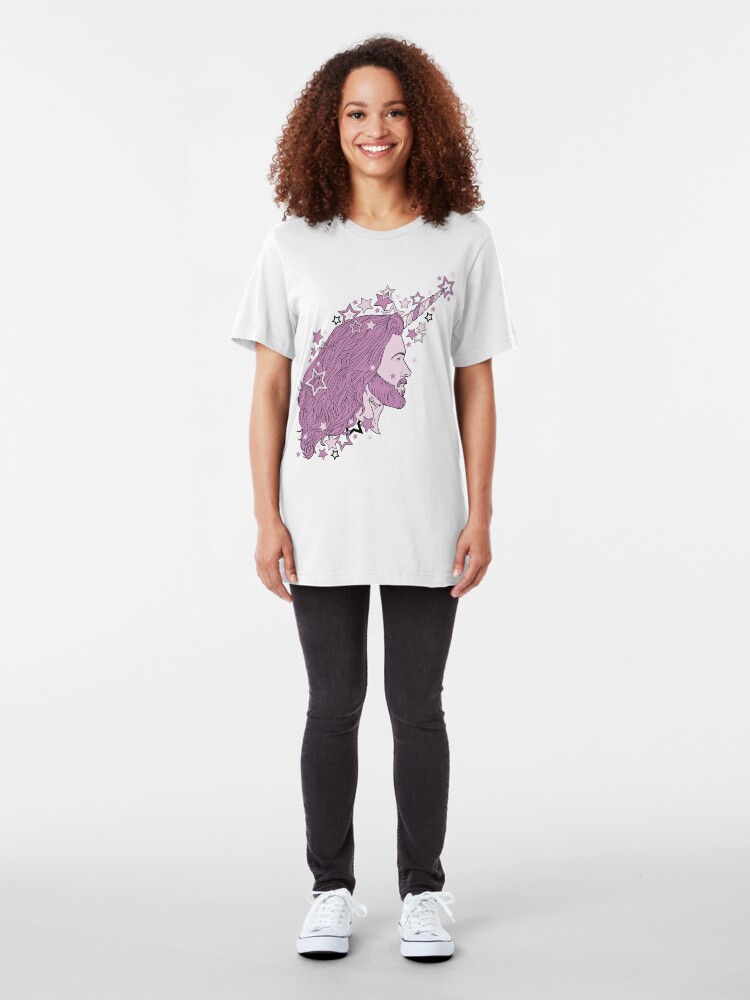 Alternate view of The mythical Bearnicorn Slim Fit T-Shirt