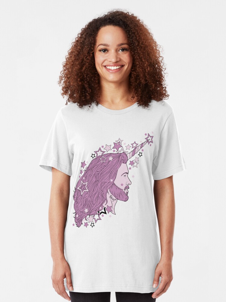 Alternate view of The mythical Bearnicorn Slim Fit T-Shirt