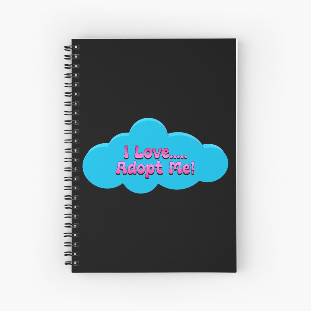 I Love Roblox Adopt Me Hardcover Journal By T Shirt Designs Redbubble - i love me roblox