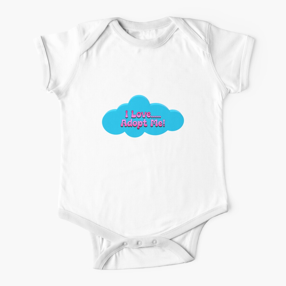 I Love Roblox Adopt Me Baby One Piece By T Shirt Designs Redbubble - roblox shirt one piece
