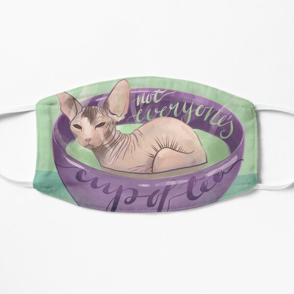 Not everyone's cup of tea - Sphynx Cat in Matcha Tea - Part 4 Flat Mask