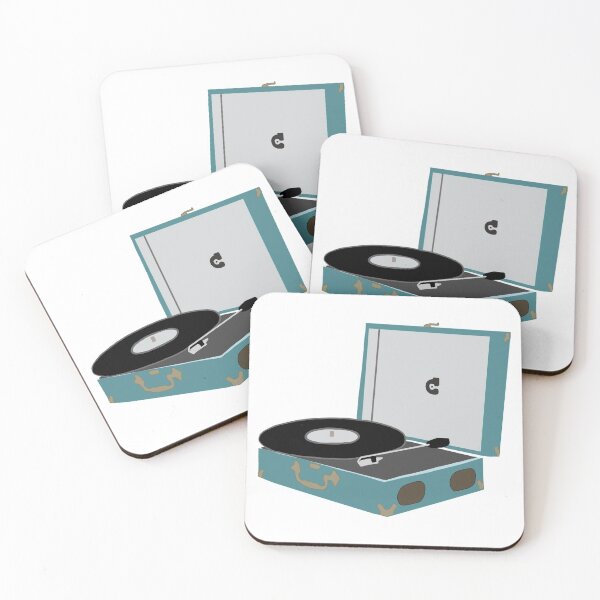 Item preview, Blue/Green Vintage Record Player designed and sold by Jacinda  Collins.