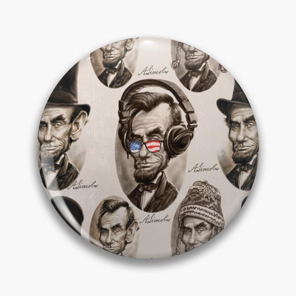 Item preview, Honest Abe Abraham Lincoln Caricatures designed and sold by MudgeStudios.