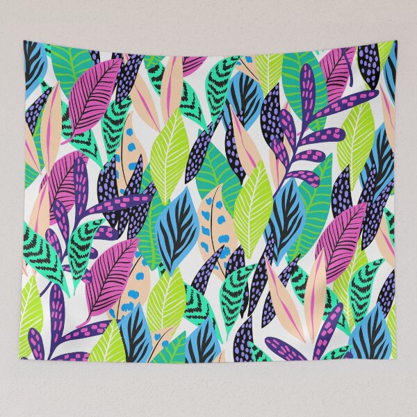 Item preview, Fancy Tropical Floral Pattern designed and sold by stylebytara.
