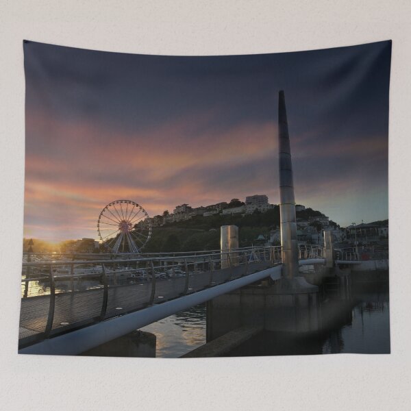 Item preview, Torquay Harbour At Sunset designed and sold by rawshutterbug.