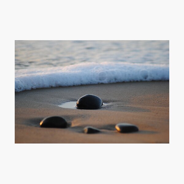 Pebbles Washed by the Ocean - Apollo Bay, Victoria Photographic Print