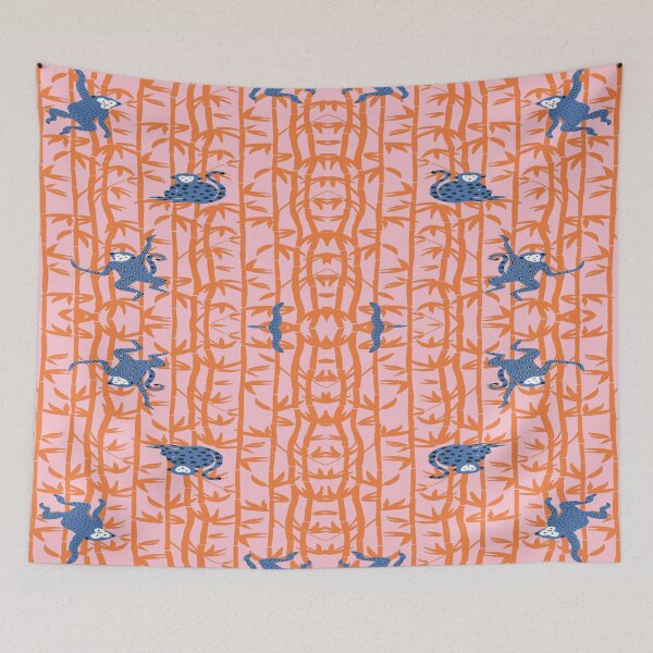 Item preview, monkey geometric pattern designed and sold by Omeris.