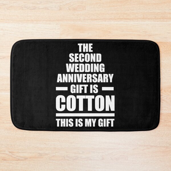 Item preview, Anniversary Second Wedding Anniversary Gift is Cotton designed and sold by haselshirt.