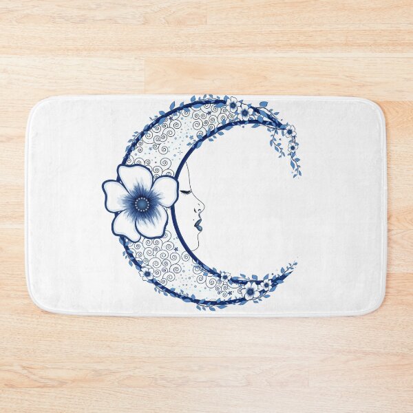 Item preview, Crescent Flower Moon designed and sold by serenaking.