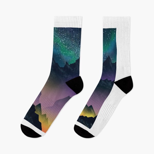 Item preview, Mountains northern lights  designed and sold by BlueParrotss.