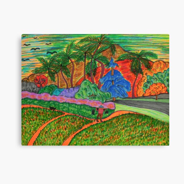 Tahitian Landscape Canvas Print