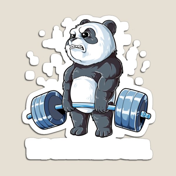 Panda Deadlift gift bodybuilder powerlifter Bear Men's T-Shirt