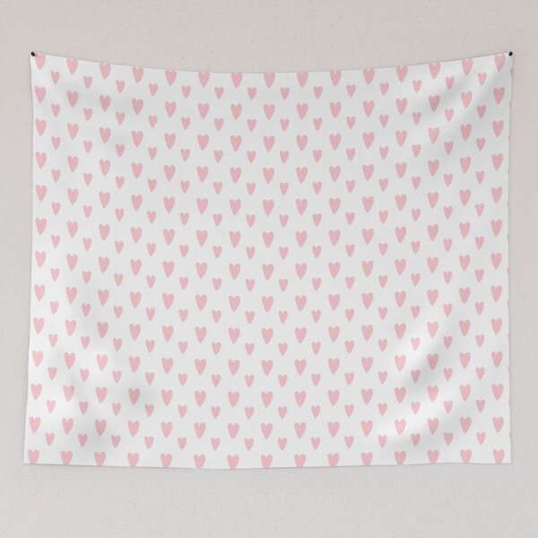 Item preview, Polka Pattern of Hearts In Cute Pink And White  designed and sold by farhanhafeez.