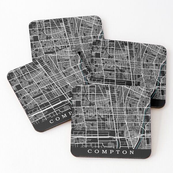 Item preview, Compton Map designed and sold by rogue-design.