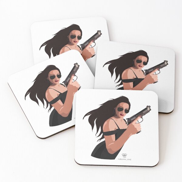 Item preview, Copia de Lady shooter Yuraima Díaz designed and sold by yourgunsstyle.
