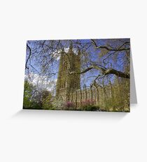 Colours of Spring, Houses of Parliament Greeting Card