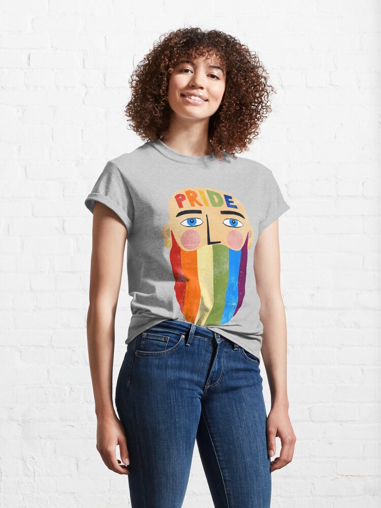 Alternate view of Pride Beard Classic T-Shirt