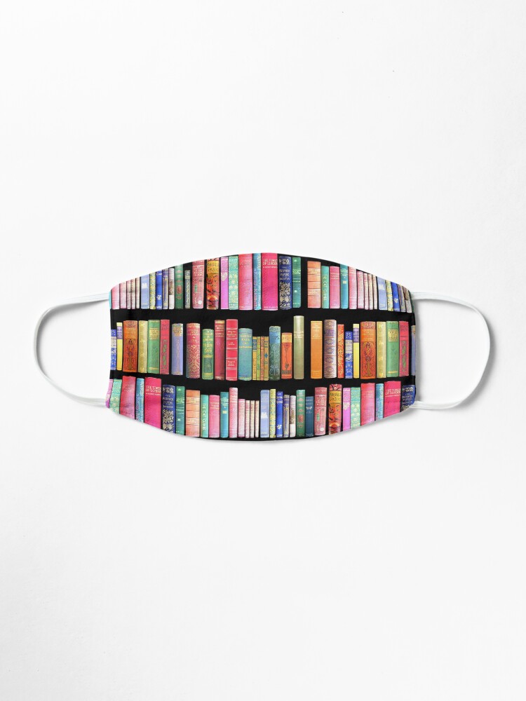 Alternate view of Bookworms Delight / Antique Book Library for Bibliophile Mask