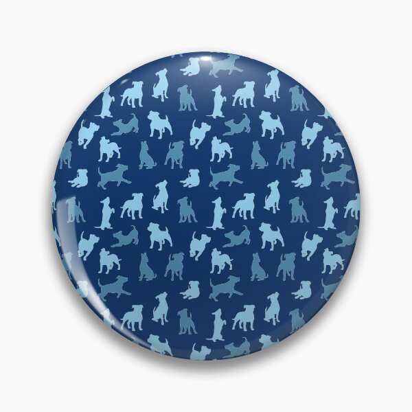 Item preview, The many sides of Pitties (Navy Print) designed and sold by Thoughtscrawl.