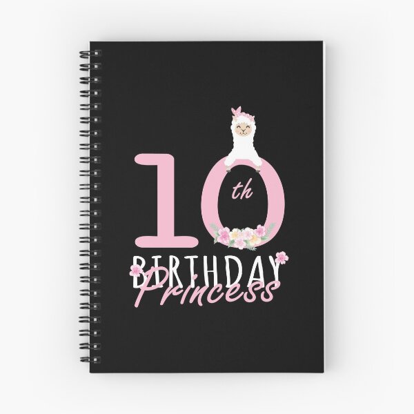 Item preview, 10th Birthday Princess Llama Girl Llamazing 10 Years Old design designed and sold by Grabitees.