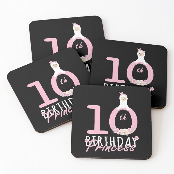 Item preview, 10th Birthday Princess Llama Girl Llamazing 10 Years Old design designed and sold by Grabitees.