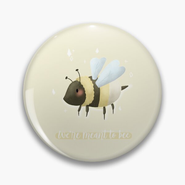 Item preview, We're meant to bee bee pun card  designed and sold by AliciaBarten.