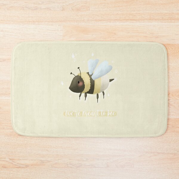 Item preview, We're meant to bee bee pun card  designed and sold by AliciaBarten.