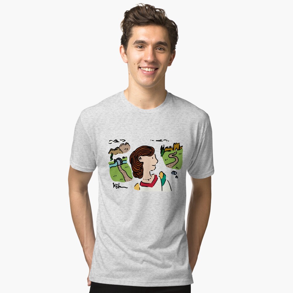 Item preview, Tri-blend T-Shirt designed and sold by atelierkota.