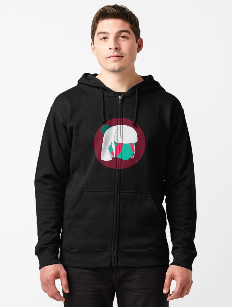 cyber girl hoodie