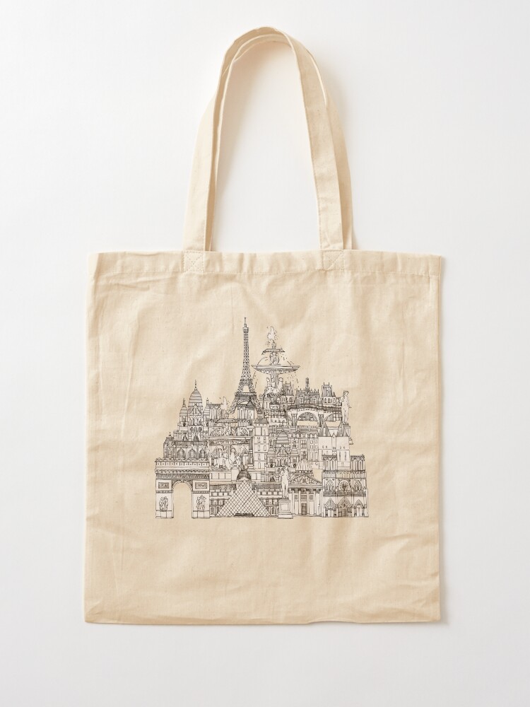 parisian canvas bag