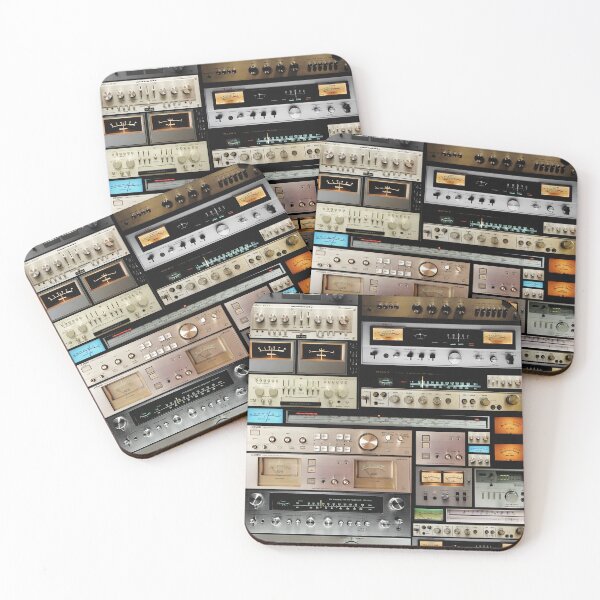 Amplifiers Mix Coasters (Set of 4)