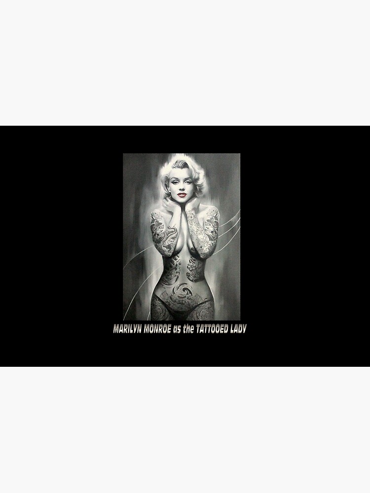 Marilyn Monroe As The Tattooed Lady Print Laptop Sleeve By Posterbobs Redbubble